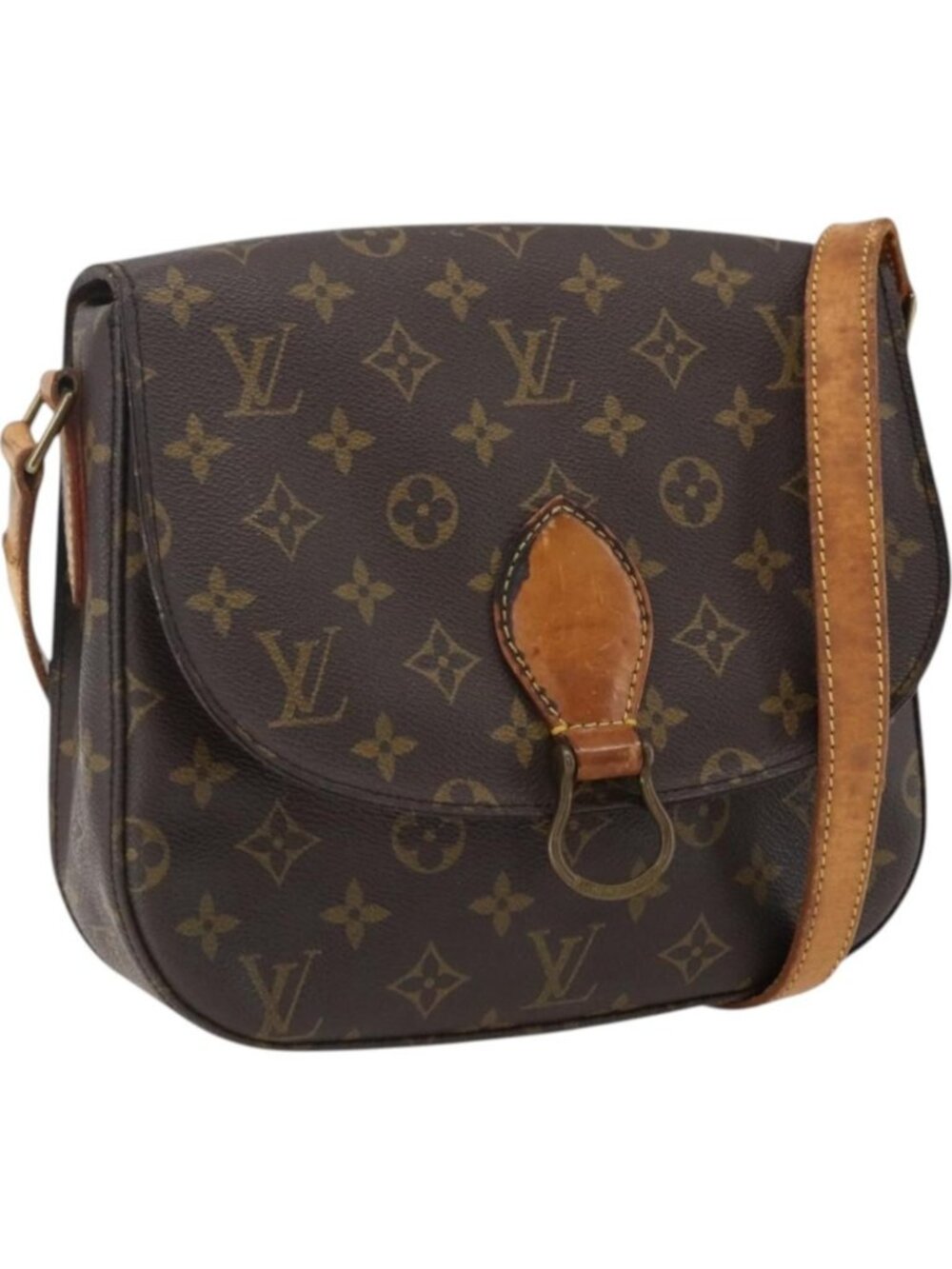LOUIS VUITTON Monogram Saint Cloud GM Shoulder Bag M51242